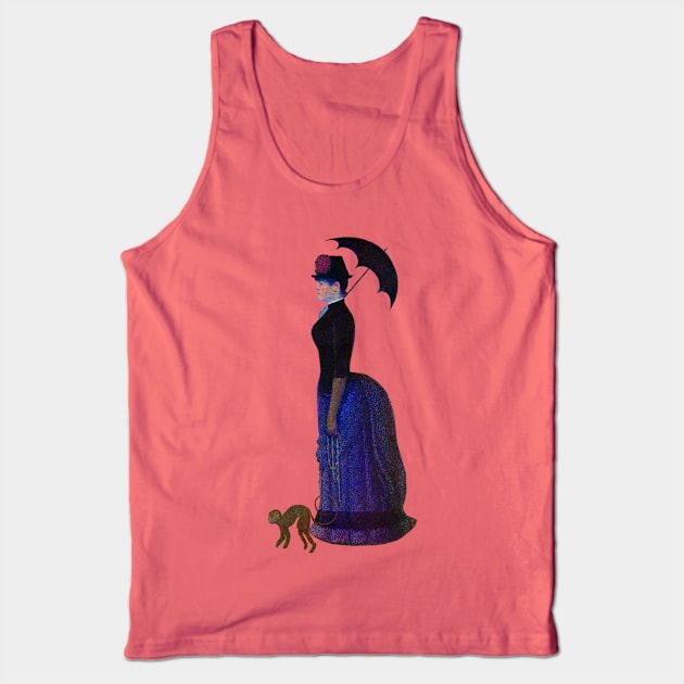 Lady with a Parasol Tank Top by RandomGoodness